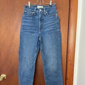 Madewell Curvy Perfect Vintage Straight Jean